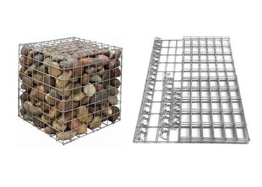 100*80*30 Welded Gabion Box , Gabion Stone Cage Basket Retaining Wall