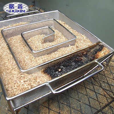 Stainless Steel Wood Chips 25 X 25 X 5cm Cold Smoking Accessories