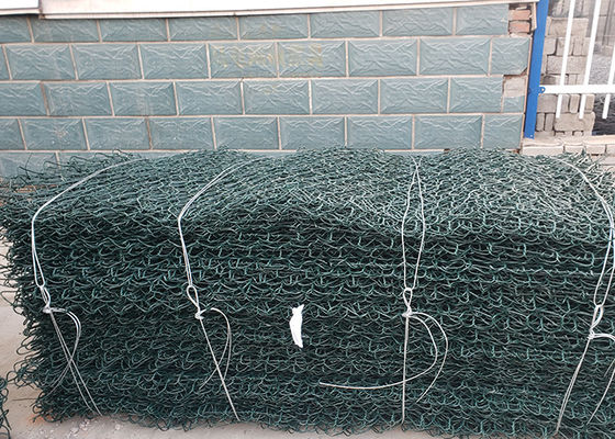 Rust Proof Galfan Hexagon Galvanized Gabion Basket For Seawall Protection