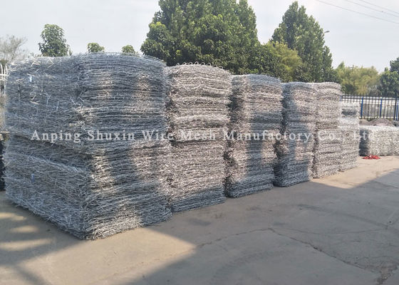 6x8cm Hole Seawall Protection Pvc Coated Hexagonal Gabion Basket