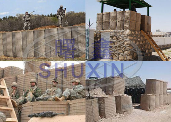 Standard Military Hot Galvanized 5m Tall Sand Filled Barriers