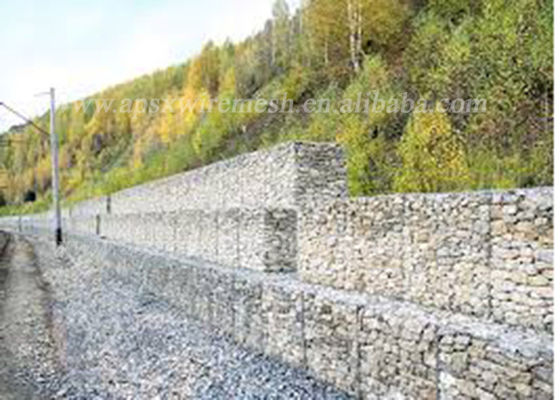 Pvc Coated Galvanized Gabion Wall Cages Erosion Control