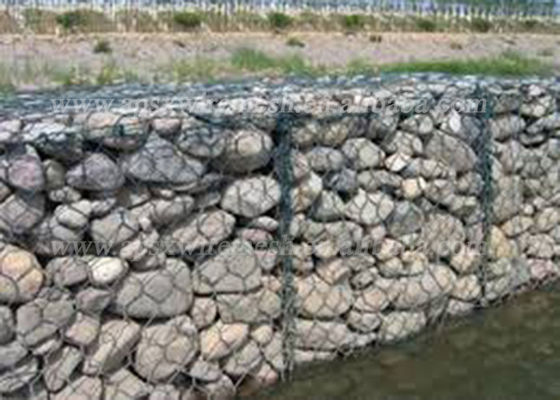 Hexagon Heavily Gi Gabion Double Twisted Preventing Of Rock Breaking