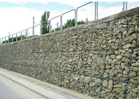 Highly Corrosion Resistant Steel Gabion Box ISO9001 Certification