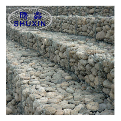 River Bank Protection Twisted Wire Gabion Baskets 1m X 1m X 1m Galvanized