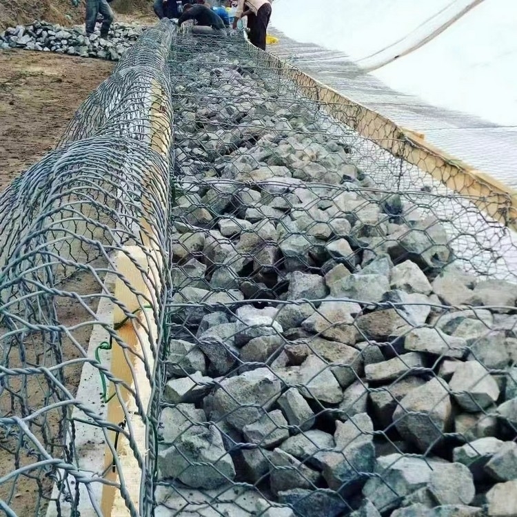 Standard Maccaferri Hexagonal Wire Terramesh Gabion Box Retaining Wall