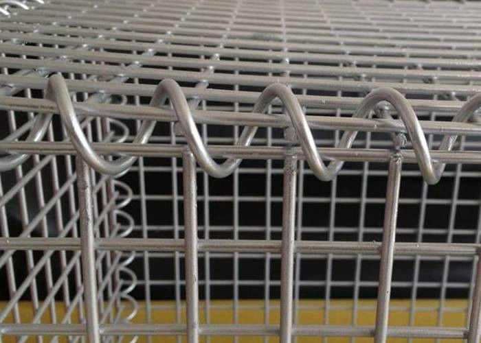 Welded Type Gabion Wire Mesh Boxes , Wire Box Retaining Walls 1020