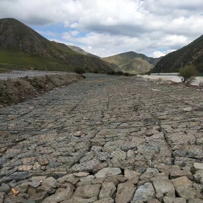 1m X 1m X 1m Antirust Metal Gabion Baskets Underwater Mesh Welded