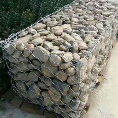 Gabion Basket 4x1x1 80mm Iron Wire Mesh For Cages