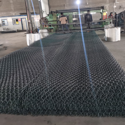 4.0mm Gabion Box Hexagonal Iron Wire Mesh 2x1x1 M