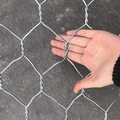 River Protection Galvanized Wire Gabion Cage 27mm