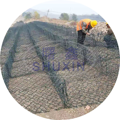 Galvanized Gabion Mattress Iron Wire Mesh For Retaining Wall