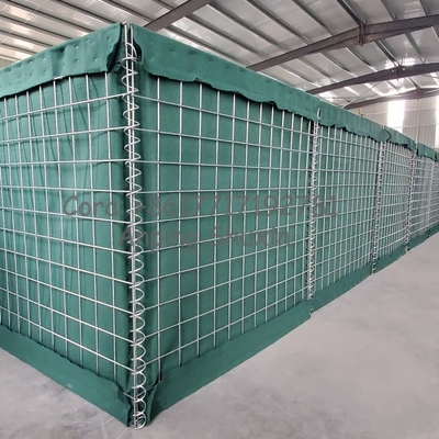 Safety Steel Protection Mesh Gabion Box Defensive Barrier Galvanized Gabion Sand Filling Wall