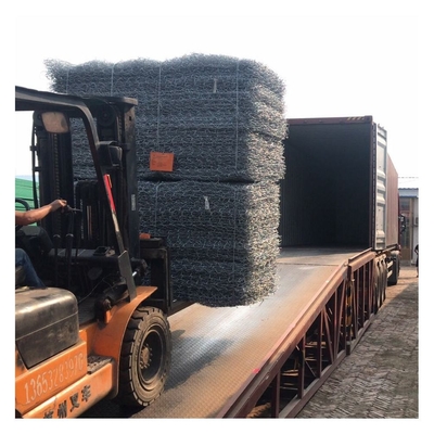 100mmx120mm Mesh Galvanized Hexagonal Gabion Basket  weather Resistance