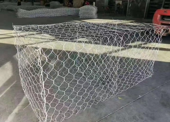 80x100mm 3mm wire galvanized hexagonal gabion basket