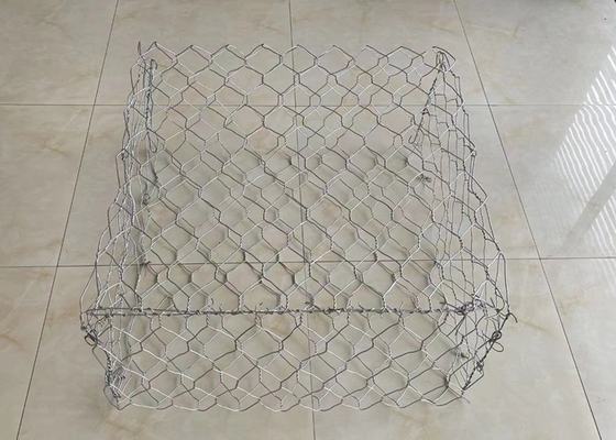 80x100mm 3mm wire galvanized hexagonal gabion basket