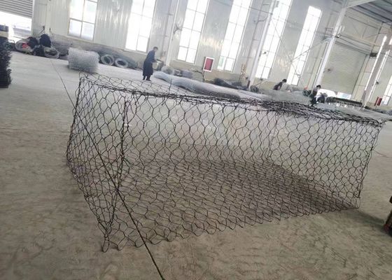 2x1x1 hole size 60*80 Gabion Basket use in Tanzania market