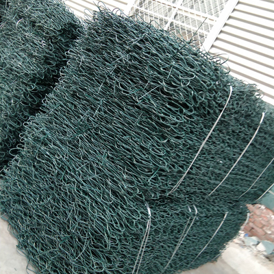 Double Twisted HDG Galvanized 8x10cm Gabion Baskets Stone Filled Wire Cages