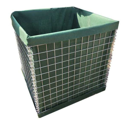 Galvanized Welded 5.00mm Wire Military Barrier Gabion Sand Bag UV Resistance