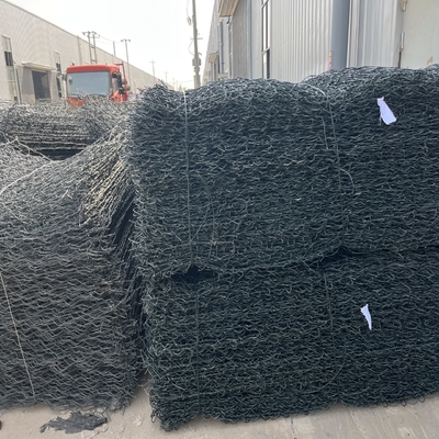 River Flood Control Low Carbon Steel Wire Galvanized Gabion Basket 2x1x1 M