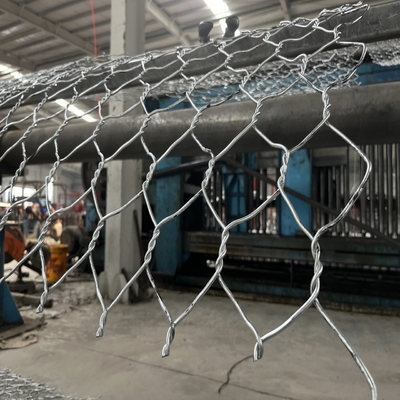 River Flood Control Low Carbon Steel Wire Galvanized Gabion Basket 2x1x1 M