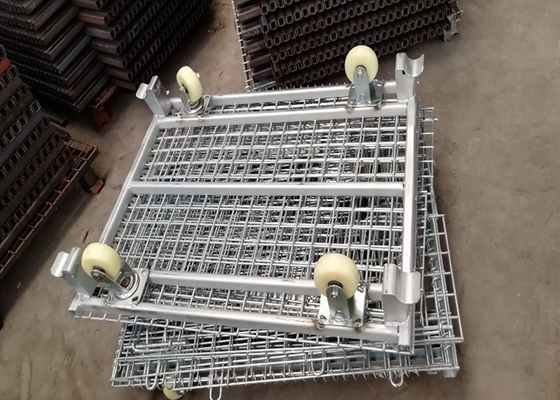 Warehouse Storage 50*50 Wire Mesh Container Hot Dipped Galvanized