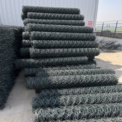 3.7mm Galvanised Gabion Baskets Standard Size 8*10 Cm Mesh