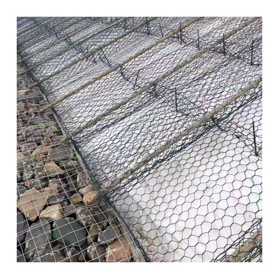 Galvanized 1mx1mx3m Gabion Box Retaining Wall Pvc Coated