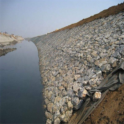 5mm Erosion Control Gabion Baskets 2mx1mx1m Corrosion Resistance