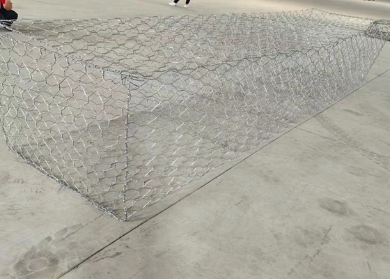 Slope Support 2m X 1m X 1m Custom Gabion Baskets 6x8cm Mesh Hole