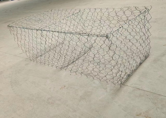 Slope Support 2m X 1m X 1m Custom Gabion Baskets 6x8cm Mesh Hole