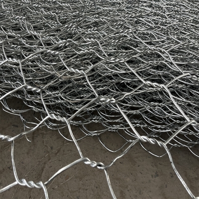 Woven Wire Mesh Galvanized Gabion Boxes 1m X 1m X 1m For River Protection