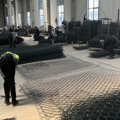 1mx1mx0.5m Wire Mesh Gabion Basket Hot Galvanized Heavy