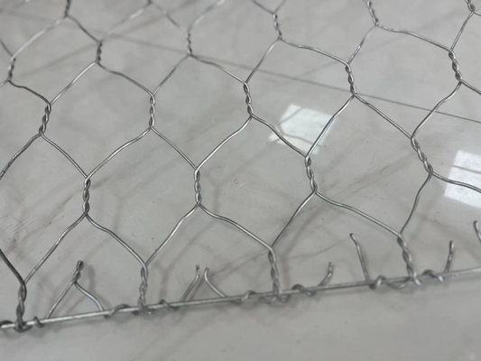 Shuxin Hot Galvanized 60*80mm Hole 2.7mm Wire Mesh Gabion Basket For Flood Control