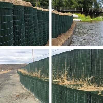 Heavy Duty Galvanized Defense Barrier 2.74m High Mil 19