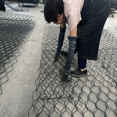 2*1*0.5M Pvc Coated Gabion Box Galvanized Heavy Duty Mesh