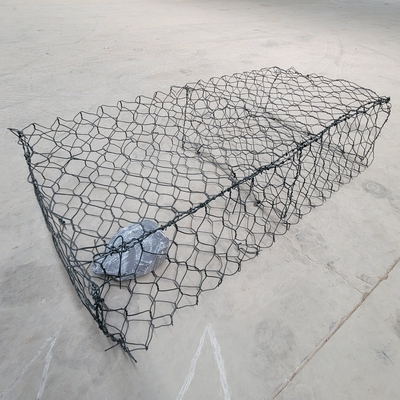 Galvanized 2.7mm Gabion Box 2x1x1m 3x1x1m 80x100mm Hexagonal