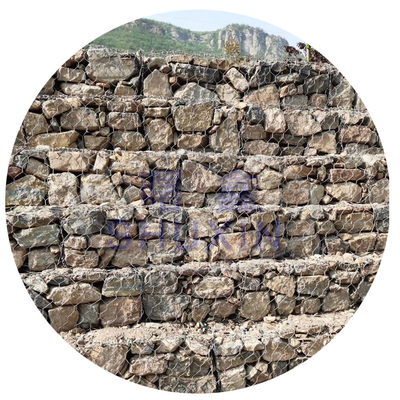 Galvanized Wire Mesh Retaining Wall Gabion River Flood Control Weave Gabion Basket