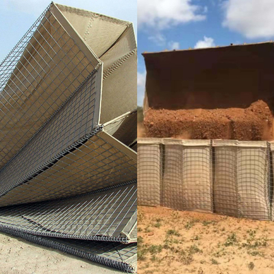 Hot Galvanized High Tensile Strength Galfan Defensive Barrier Blast Wall