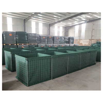 KN-10 5mm Galvanized Welding Square Hole Gaibon Sand Filled Defensive Barriers For Kenya