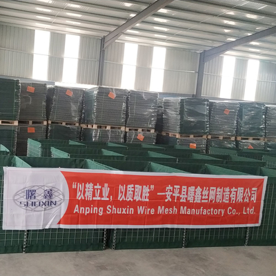 Galvanized Mil3 Sand Wall Barrier Blast Wall For Flood Mil6 Gabion Welded Defensive Barriers