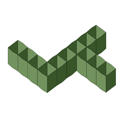 2.7m High Glavanized Heavy Duty HESCO Defensive Barrier Used For Military Defensive Bastion Protection Wall
