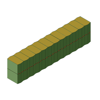 Anti Rust Flood Control Welded Hesco Barrier Gabion Box For Defenisve Barrier Retaining Wall