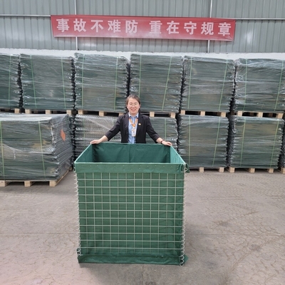 High Security Collapsible Military Hesco Barriers Container Walls For Bunkers
