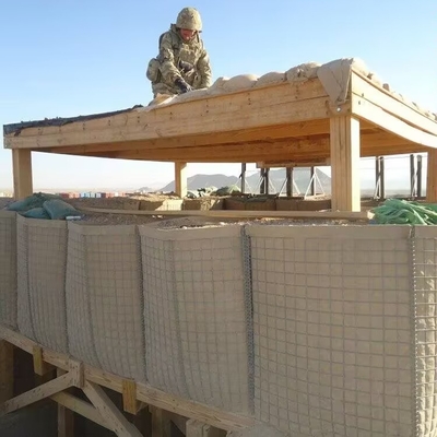 Heavy Duty 4 Mm Wire Defensive Barrier Defensive Bunker Edge Protection Fen For Kenya