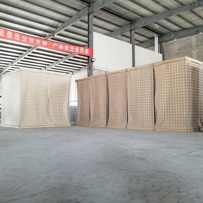Portable Welded Square 3x3 Inches Military Barrier Defensive Stone Box Barriers In Ghana