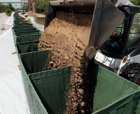 Defensive Bastion Wall Defence Sand Barrier Security Wall Sand Bags For Bastion Barrier