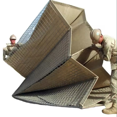 2x1x1mesh Gabion High Security Collapsible Military Barriers Container Walls For Bunkers