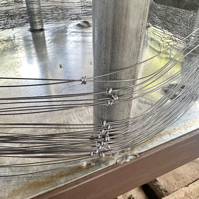 Hot Sale Tank Barriers Mesh Steel Wire Mesh Trap Netting Russia