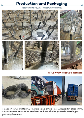 Hot Sale Tank Barriers Mesh Steel Wire Mesh Trap Netting Russia